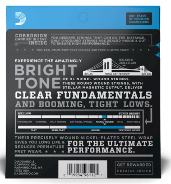 Preview: Daddario EXL165-5, 45-135